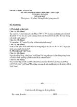 Đề thi chọn học sinh giỏi lớp 8 cấp huyện năm học 2012-2013 mônlịch sử